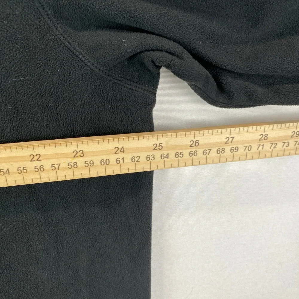 The North Face TKA 100 Quarter Zip Fleece Pullover Mens XXL Black Lightweight